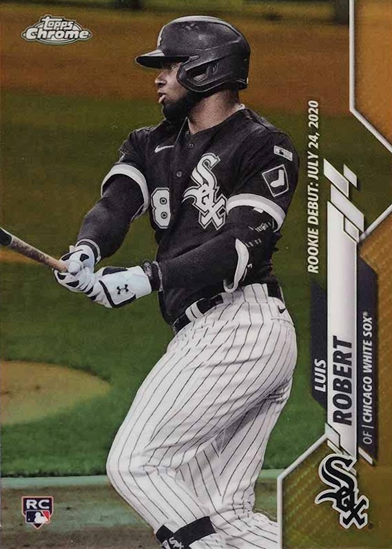 2020 Topps Chrome Update Luis Robert #U58 Baseball Card