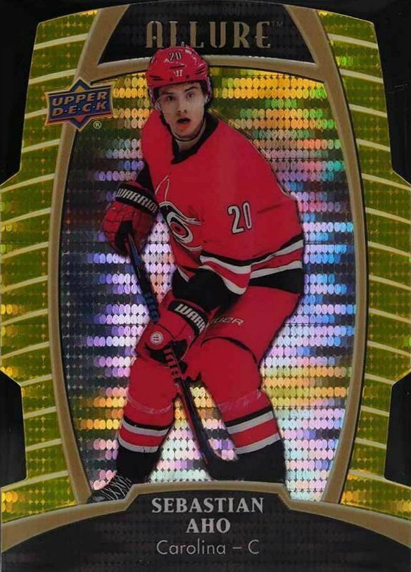 2019 Upper Deck Allure Sebastian Aho #4 Hockey Card