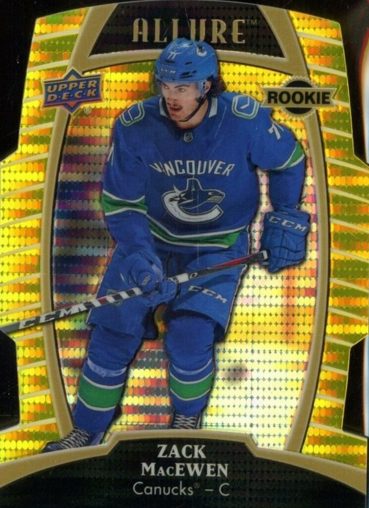 2019 Upper Deck Allure Zack MacEwen #68 Hockey Card