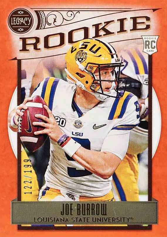 2020 Panini Legacy Joe Burrow #141 Football Card