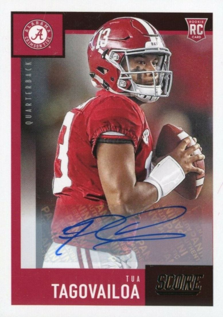 2020 Panini Score Tua Tagovailoa #369 Football Card