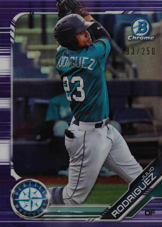 2019 Bowman Draft Julio Rodriguez #BDC60 Baseball Card