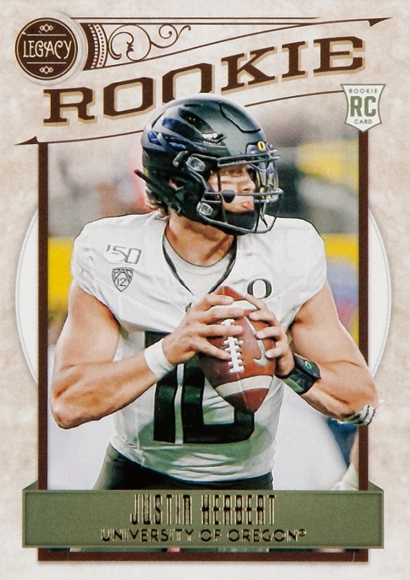 2020 Panini Legacy Justin Herbert #150 Football Card