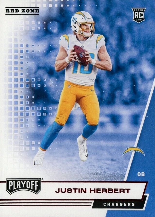 2020 Panini Playoff Justin Herbert #203 Football Card