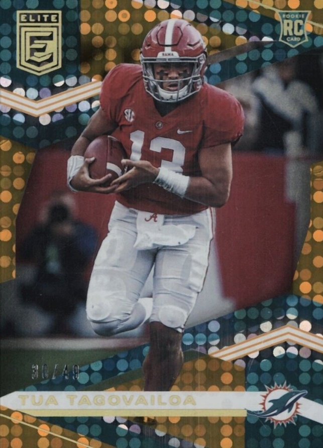 2020 Panini Donruss Elite Tua Tagovailoa #101 Football Card