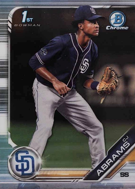 2019 Bowman Draft CJ Abrams #BDC85 Baseball Card