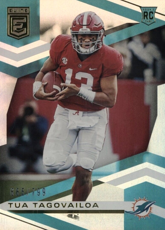 2020 Panini Donruss Elite Tua Tagovailoa #101 Football Card