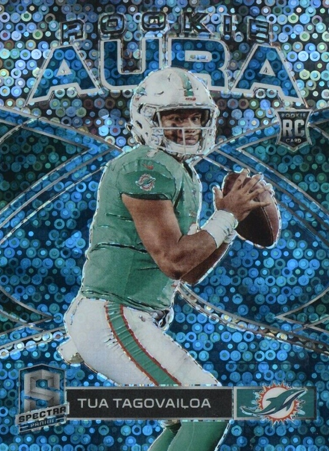 2020 Panini Spectra Rookie Aura Tua Tagovailoa #RA1 Football Card