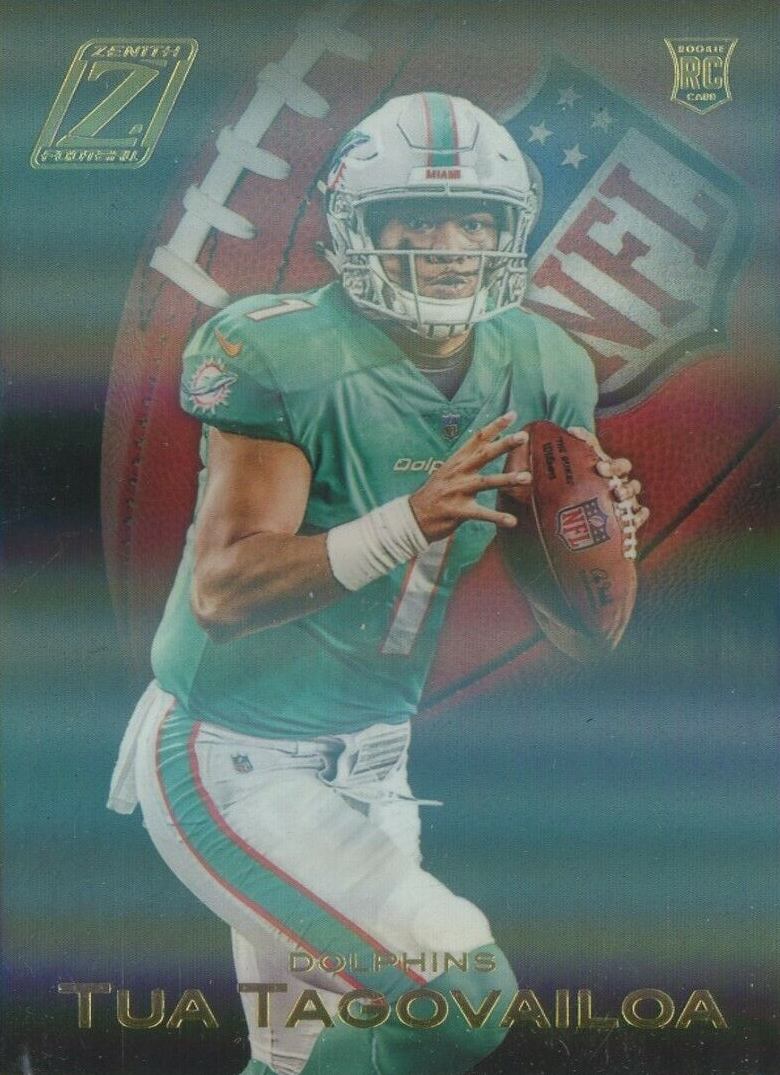 2020 Panini Zenith Tua Tagovailoa #52 Football Card