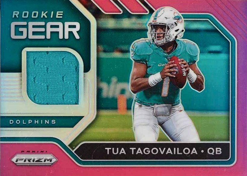 2020 Panini Prizm Rookie Gear Relics Tua Tagovailoa #2 Football Card