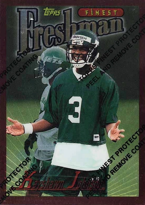 1996 Finest Keyshawn Johnson #225 Football Card