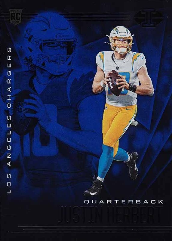 2020 Panini Illusions Justin Herbert #7 Football Card