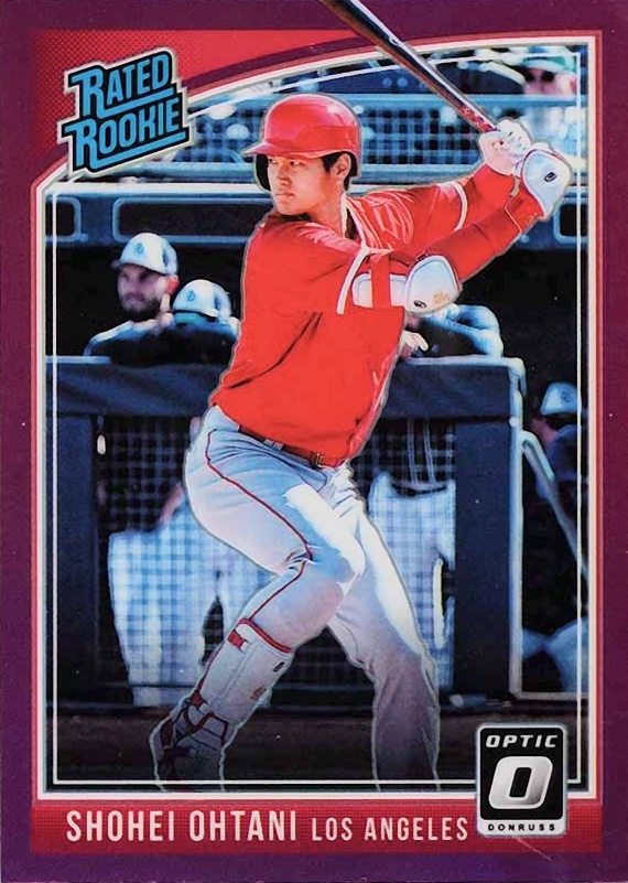 2018 Panini Donruss Optic Shohei Ohtani #56 Baseball Card