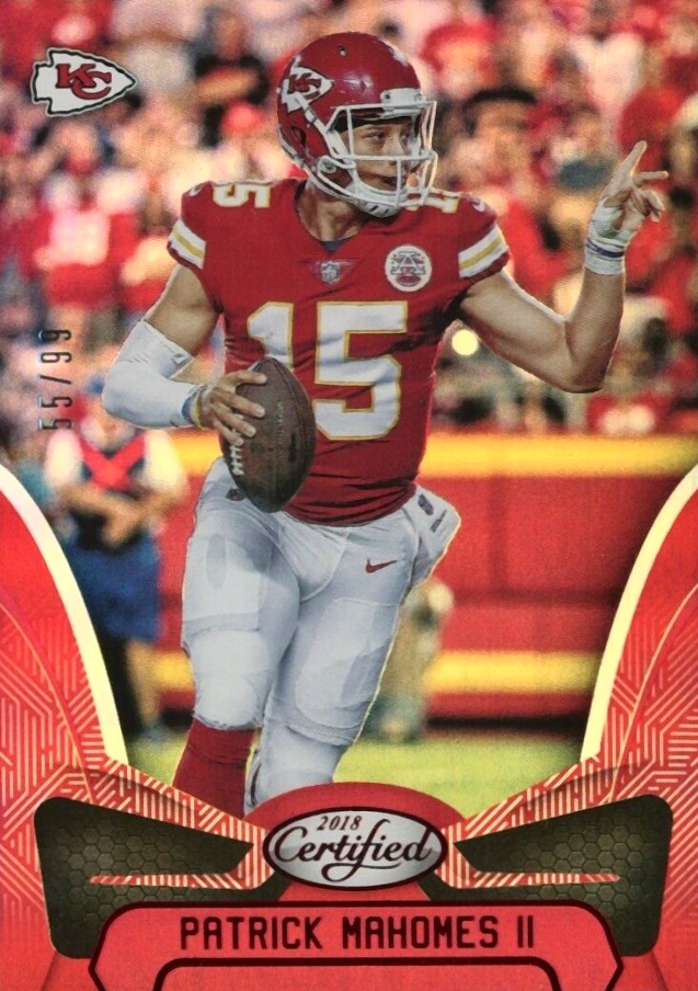 2018 Panini Certified Patrick Mahomes II #30 Football Card