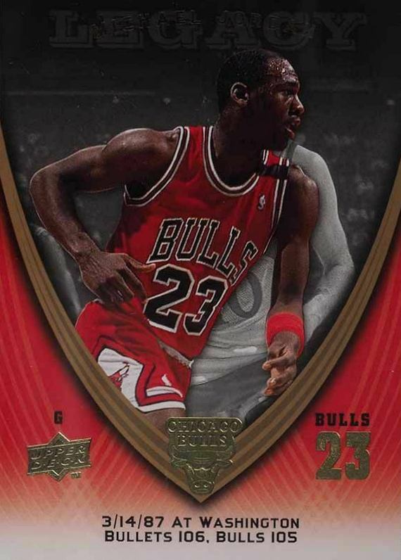 2008 Upper Deck Jordan Legacy  Michael Jordan #163 Basketball Card