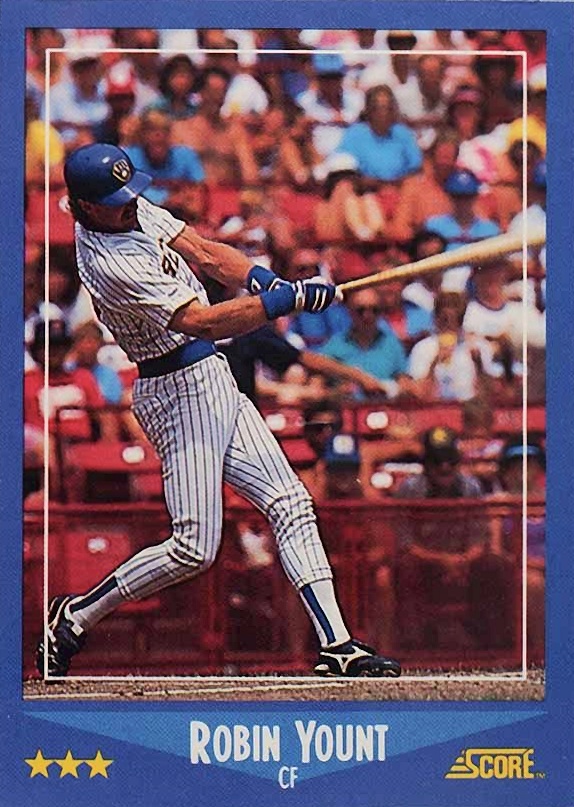 1988 Score Robin Yount #160 Baseball Card