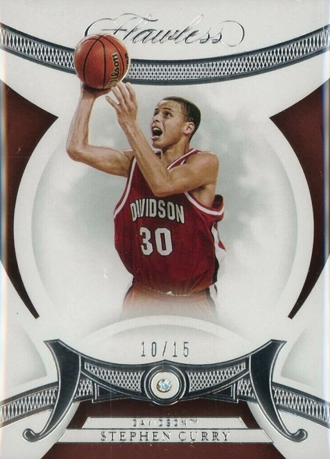 2020 Panini Flawless Collegiate Stephen Curry #14 Basketball Card