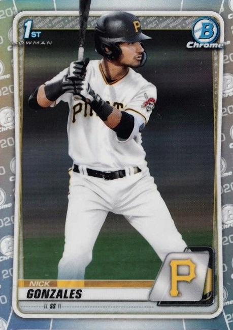 2020 Bowman Draft Nick Gonzales #BD81 Baseball Card