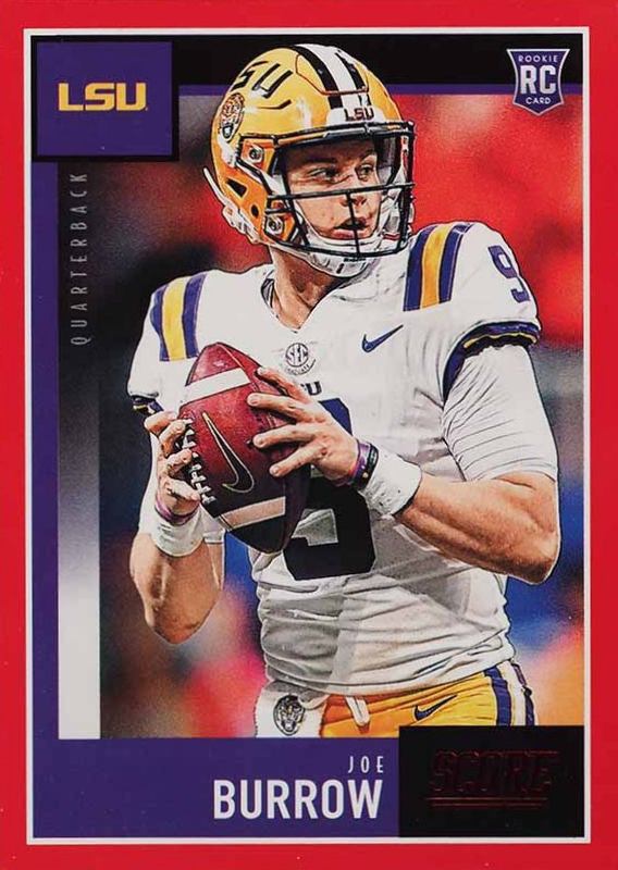 2020 Panini Score Joe Burrow #360 Football Card