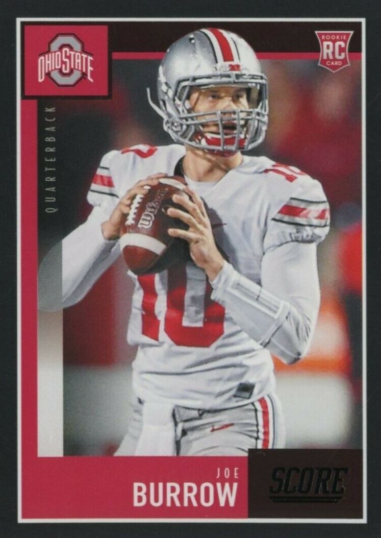 2020 Panini Score Joe Burrow #360 Football Card