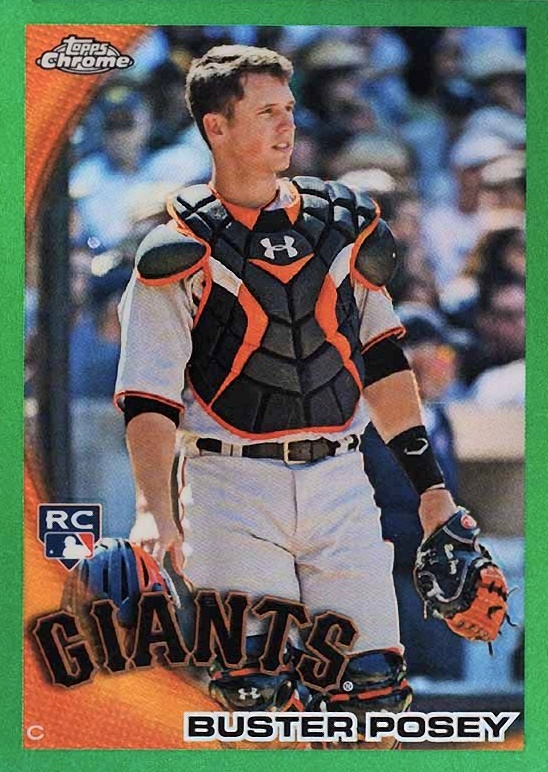 2010 Topps Chrome Buster Posey #221 Baseball Card