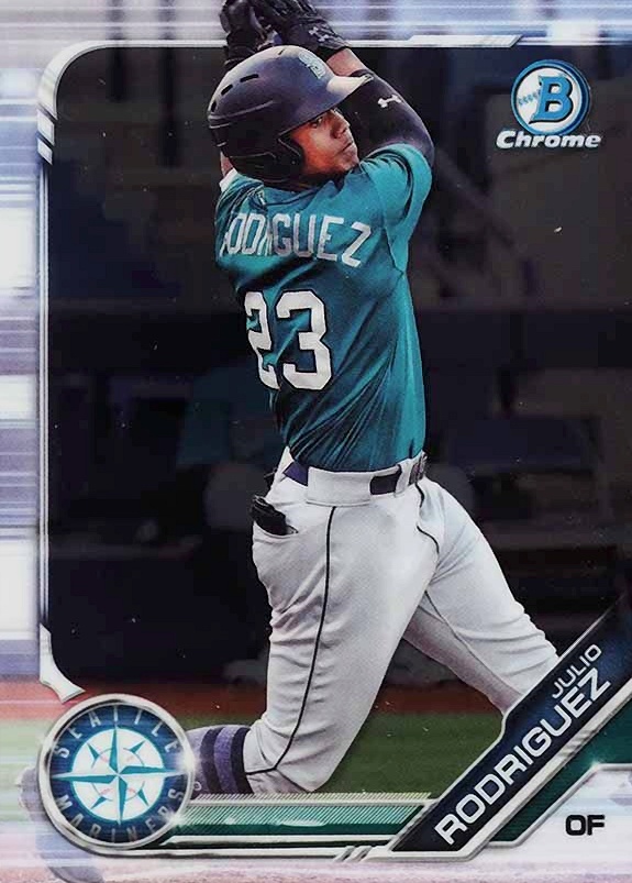 2019 Bowman Draft Julio Rodriguez #BDC60 Baseball Card