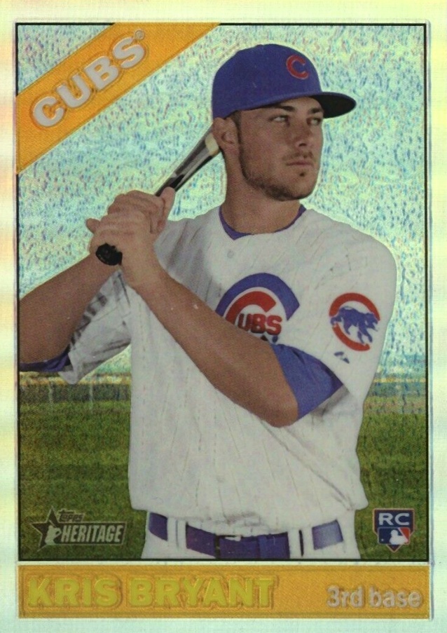 2015 Topps Heritage  Kris Bryant #725 Baseball Card