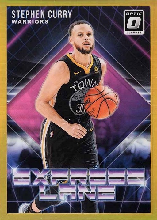 2018 Panini Donruss Optic Express Lane Stephen Curry #18 Basketball Card