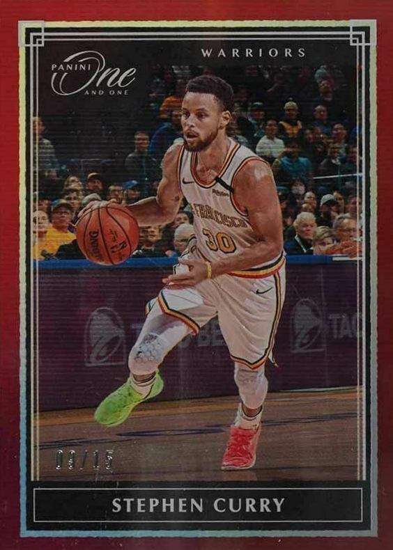 2019 Panini One and One Stephen Curry #76 Basketball Card