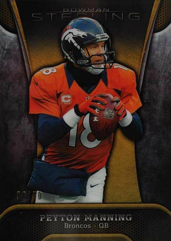 2013 Bowman Sterling Peyton Manning #1 Football Card