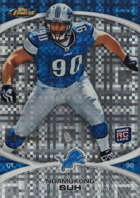 2010 Finest Ndamukong Suh #52 Football Card