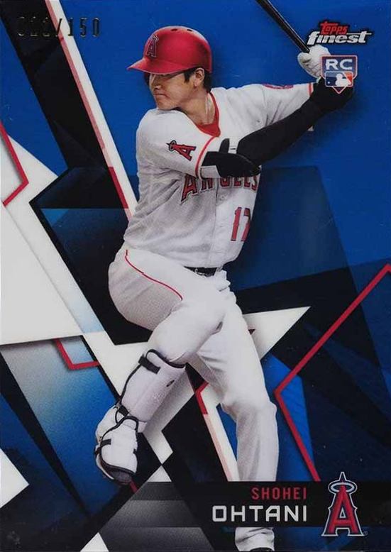 2018 Finest  Shohei Ohtani #100 Baseball Card