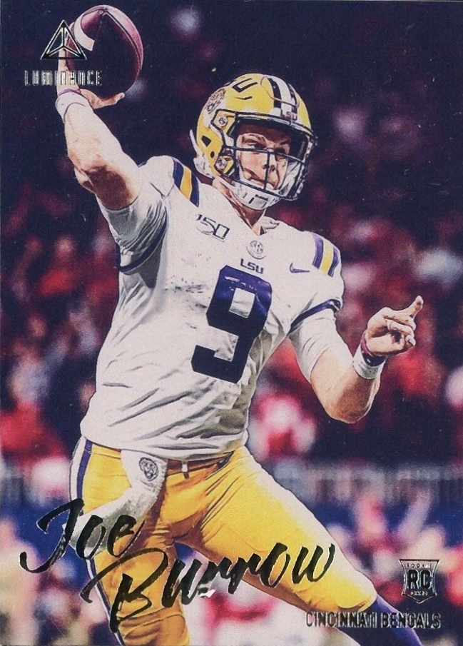 2020 Panini Luminance Joe Burrow #101 Football Card