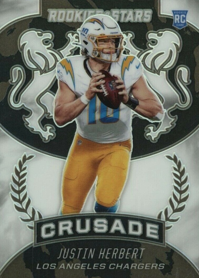 2020 Panini Rookies & Stars Crusade Justin Herbert #CR23 Football Card