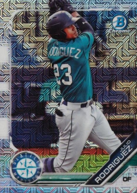 2019 Bowman Draft Julio Rodriguez #BDC60 Baseball Card