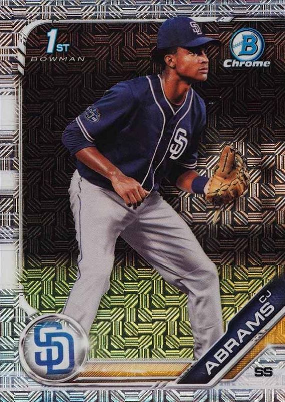 2019 Bowman Draft CJ Abrams #BDC85 Baseball Card