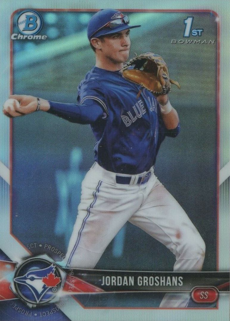 2018 Bowman Draft Jordan Groshans #BDC56 Baseball Card