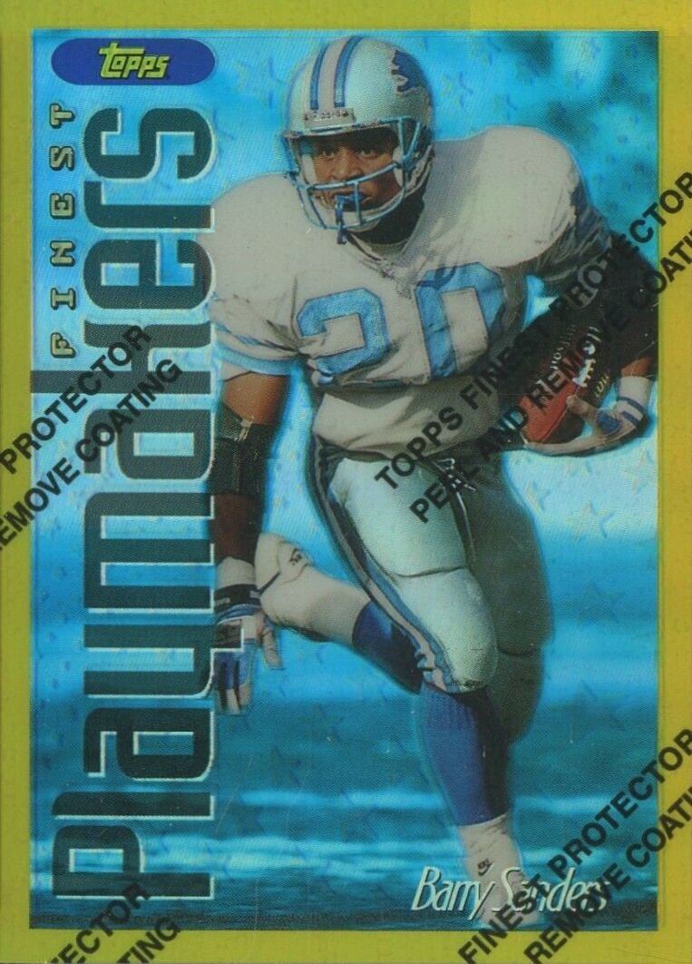 1996 Finest Barry Sanders #140 Football Card