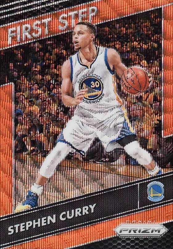 2016 Panini Prizm First Step Stephen Curry #4 Basketball Card