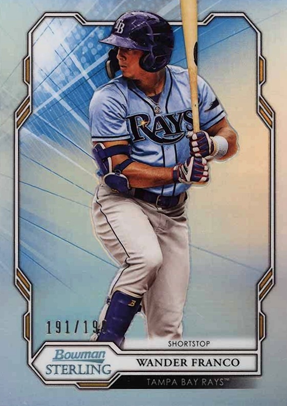 2019 Bowman Sterling Wander Franco #BPR31 Baseball Card