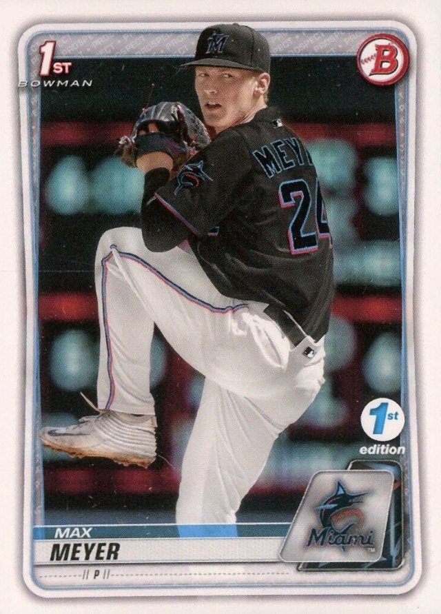 2020 Bowman Draft 1st Edition Max Meyer #BD50 Baseball Card