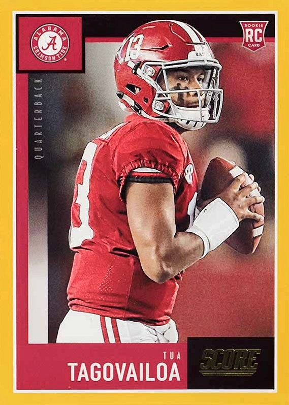 2020 Panini Score Tua Tagovailoa #369 Football Card