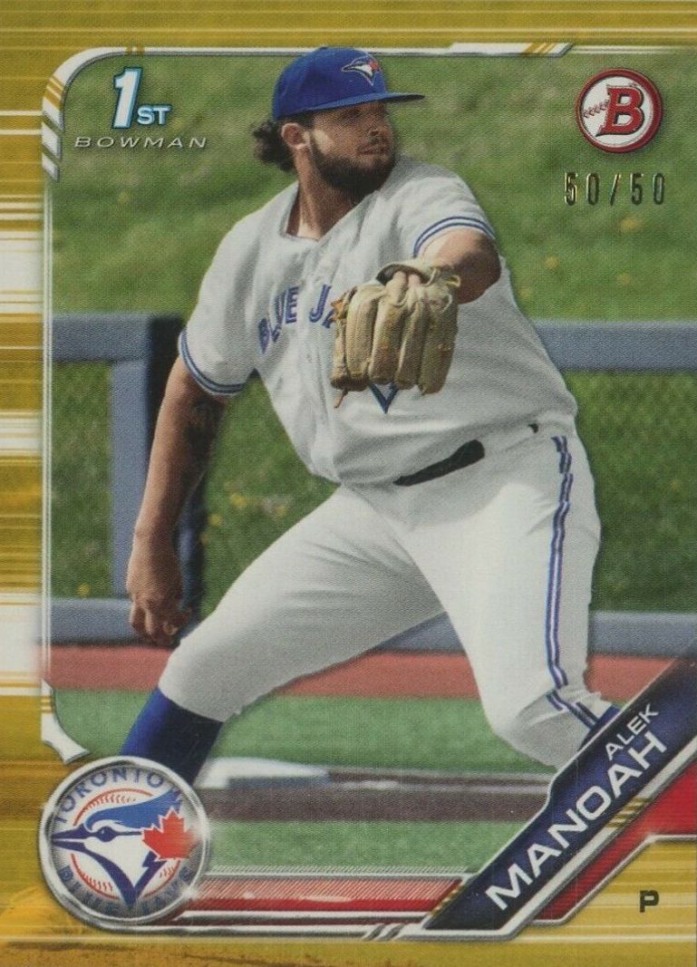 2019 Bowman Draft Alek Manoah #BD3 Baseball Card