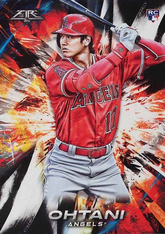 2018 Topps Fire  Shohei Ohtani #150 Baseball Card