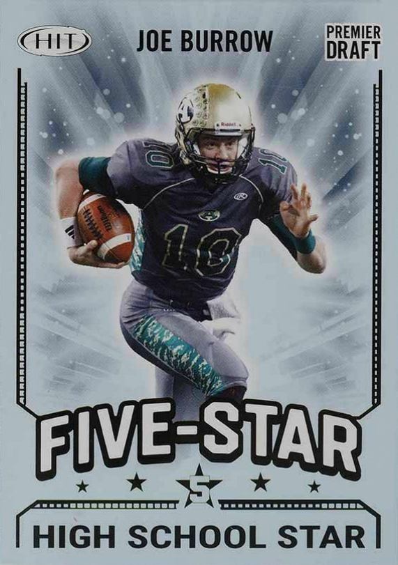 2020 SAGE Hit Premier Draft Joe Burrow #90 Football Card