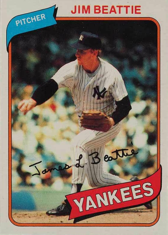 1980 Topps Jim Beattie #334 Baseball Card