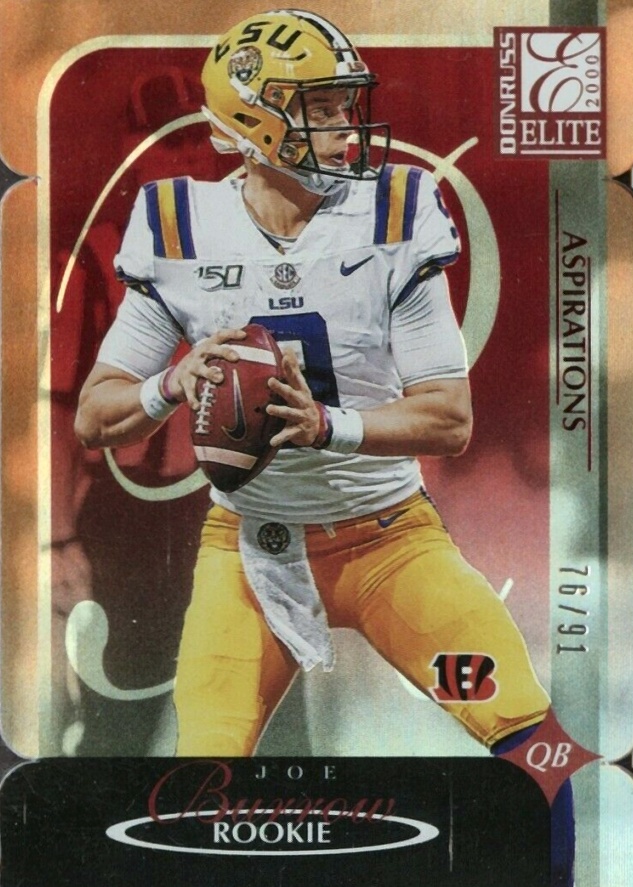 2020 Panini Donruss Elite 2000 Elite Rookies Joe Burrow #JB Football Card