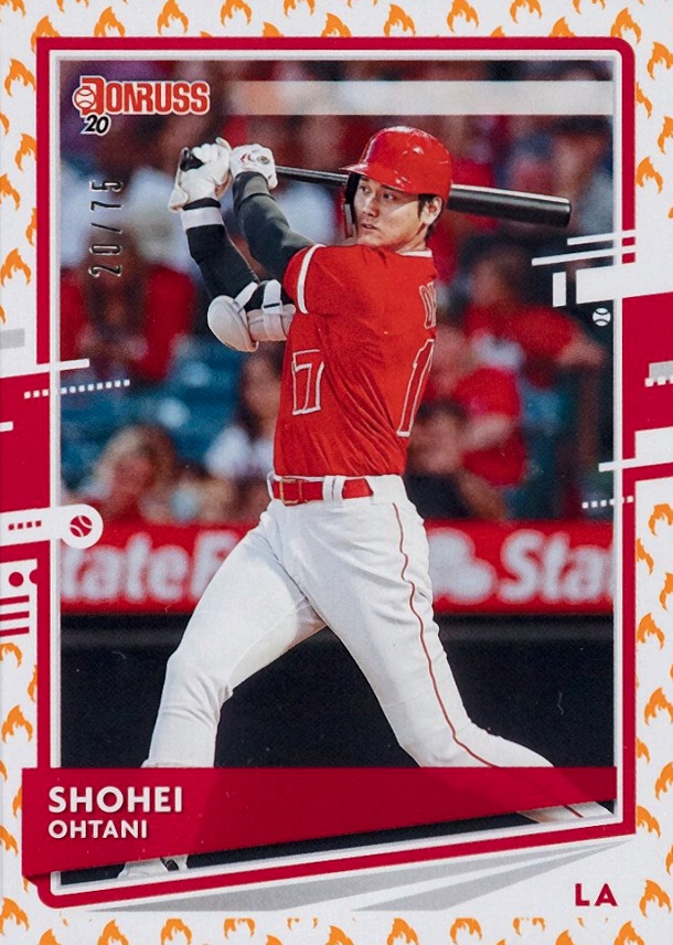 2020 Panini Donruss Shohei Ohtani #94 Baseball Card