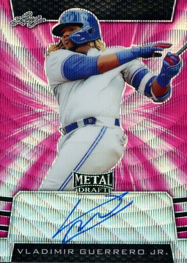 2019 Leaf Metal Draft Autographs Vladimir Guerrero Jr. #BAVG1 Baseball Card