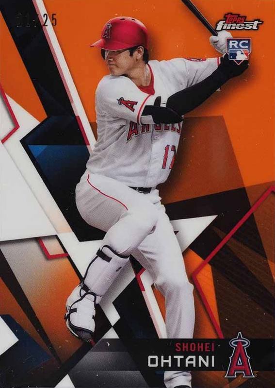 2018 Finest  Shohei Ohtani #100 Baseball Card